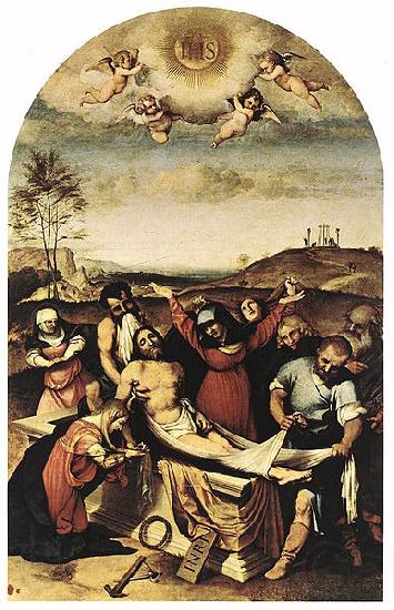 Lorenzo Lotto The Deposition Norge oil painting art